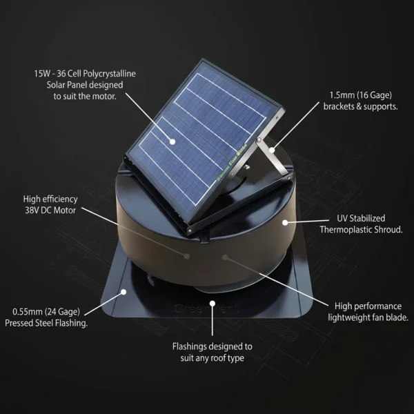 Solar Roof Fan 02