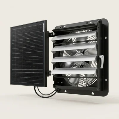 Solar under roof fan
