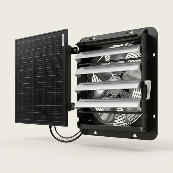 Solar under roof fan