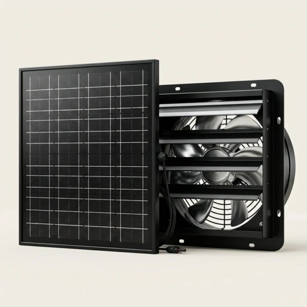 Solar under roof fan 02